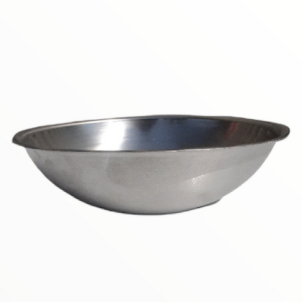 Lavamanos Acero Inoxidable Kuality Redondo 32cms X 8.5cms