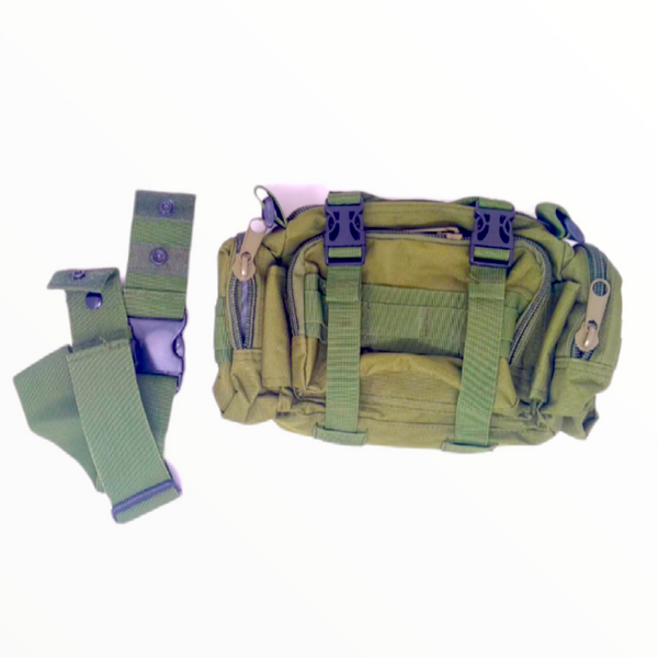 Cangurera Tactica Tipo Militar Varios Colores