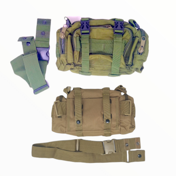 Cangurera Tactica Tipo Militar Varios Colores