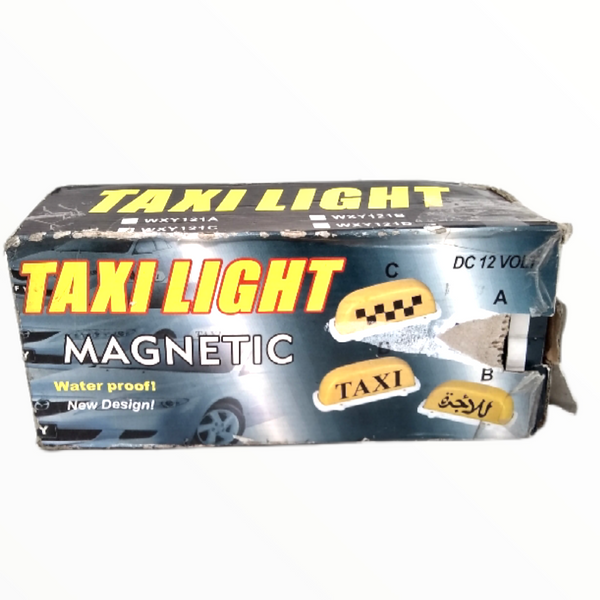 Luz De Taxi Instalacion Superior Impermeable Taxi Ligth
