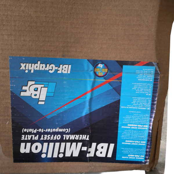 30 Placa Aluminio Impresión Offset 790x1030x0.3mm IBF-Graphix