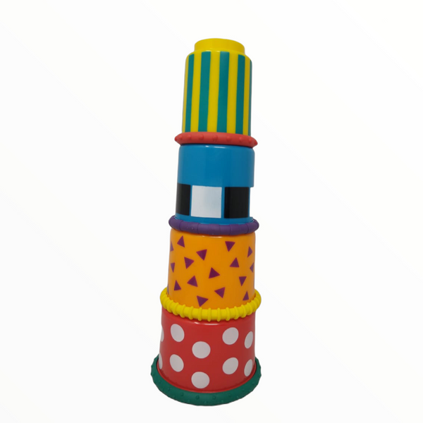 Juego De Vasos Logicos Didacticos Para Bebes Juguete Niños