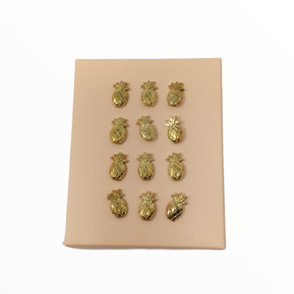 Push Pin Forma Fruta Tachuela P/corcho Paq De 9 Y 12 Piezas