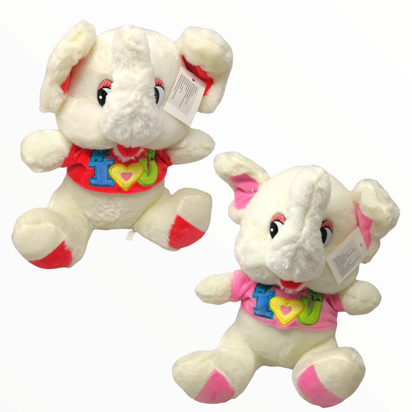 Elefante juguete De Peluche Corazon San Valentin 30 Cm