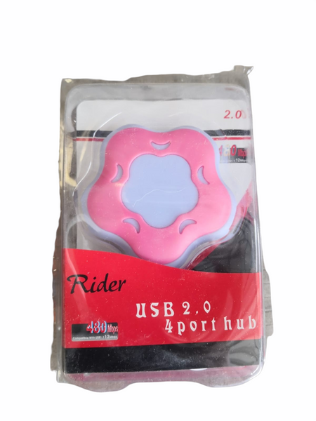 Usb Hub Multiconector Puertos Usb 2.0 Marca Rider Estrella