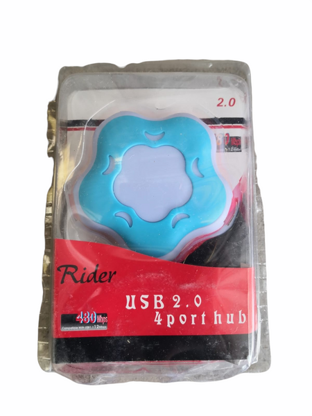 Usb Hub Multiconector Puertos Usb 2.0 Marca Rider Estrella