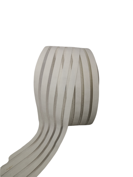 Elástico Ventilado Blanco Rollo Resorte Ropa 10cm X 50m
