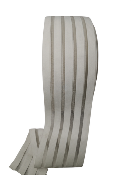 Elástico Ventilado Blanco Rollo Resorte Ropa 10cm X 50m