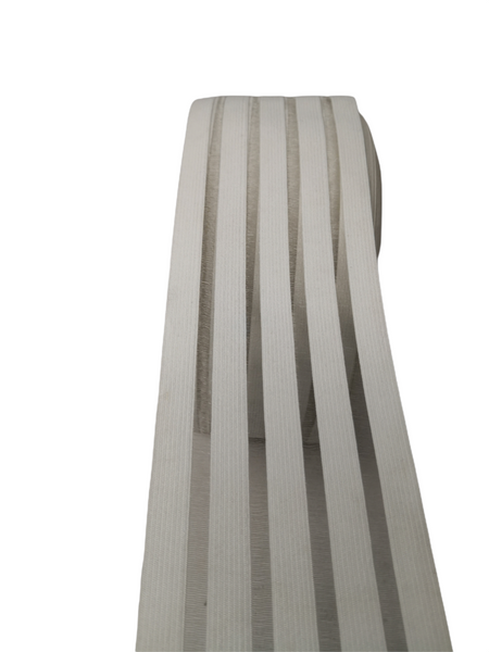 Elástico Ventilado Blanco Rollo Resorte Ropa 10cm X 50m