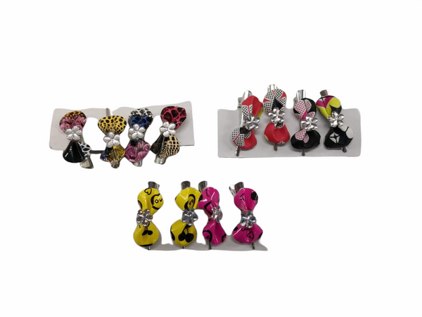 BROCHES MOÑO PARA CABELLO MUJERES  NIÑAS PAQ 48 PZA SURTIDO