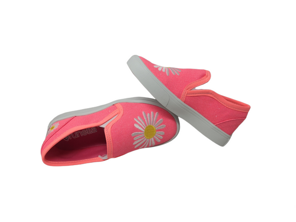 Tenis Slip On de Niña Bordado Infantil Brunella