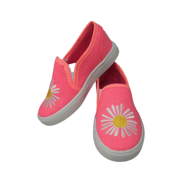 Tenis Slip On de Niña Bordado Infantil Brunella