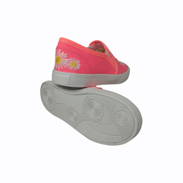 Tenis Slip On de Niña Bordado Infantil Brunella