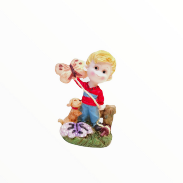 Figura Adorno Decorativo Pequeño Modelos Niños Poliresina