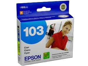 Toner Cartuchos Epson T103220 Cian