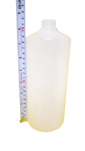 10 Envase Polietileno Alta Densidad 1 L Botella Cilindro Sin Tapa