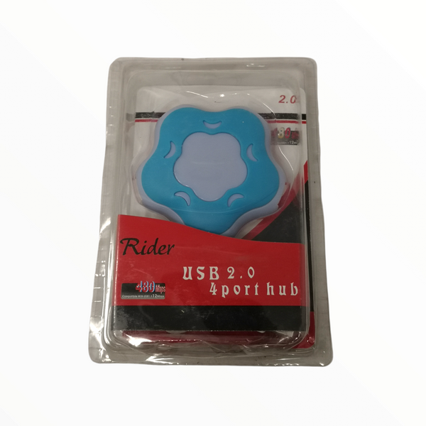 Usb Hub Multiconector Puertos Usb 2.0 Marca Rider Estrella