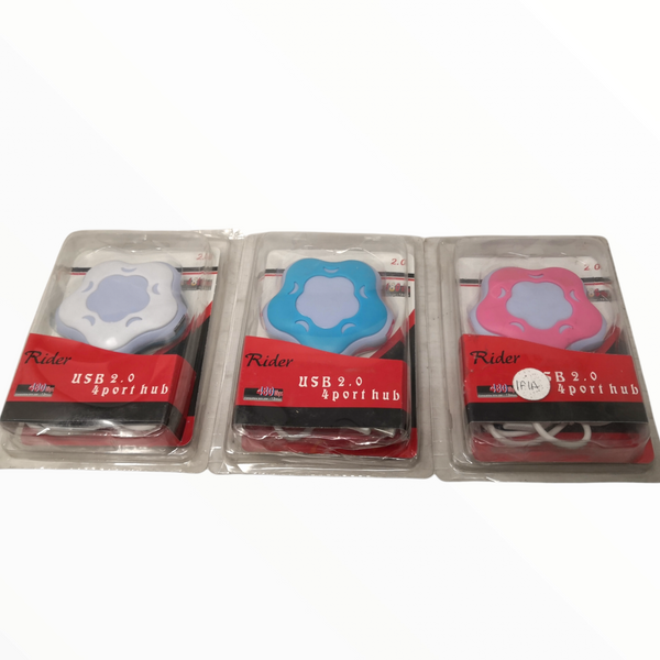 Usb Hub Multiconector Puertos Usb 2.0 Marca Rider Estrella