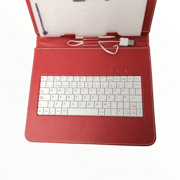 Funda Con Teclado Y Lapiz Para Tablet 10 Shl-48 Universal