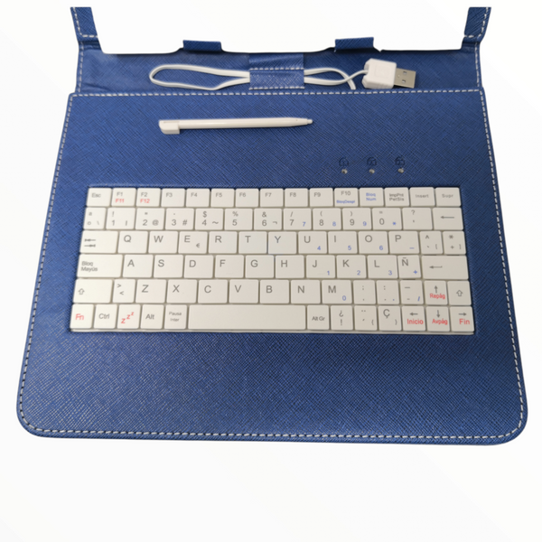 Funda Con Teclado Y Lapiz Para Tablet 10 Shl-48 Universal