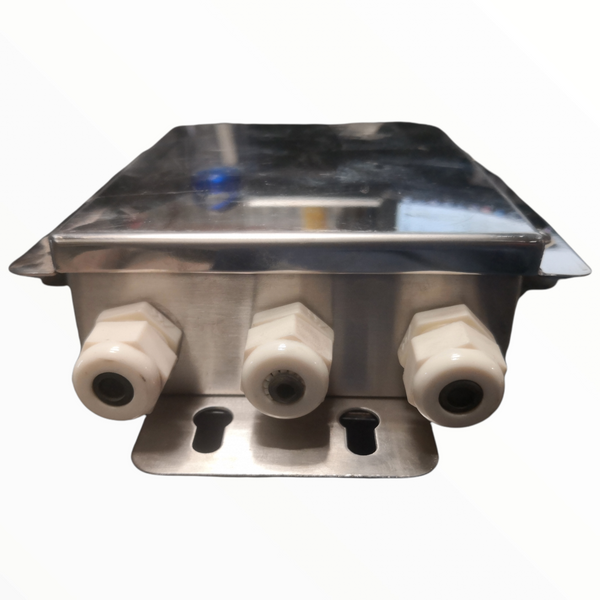 Caja de conexiones 4 salidas Acero Inox 19x14x5 cm