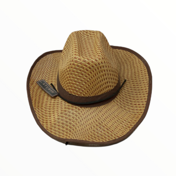 Sombrero De Sol Para Dama Y Caballero Moderno Tejido De Paja