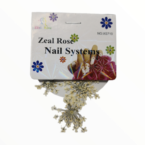 Flores secas decorativas para uñas manualidades 12 pack
