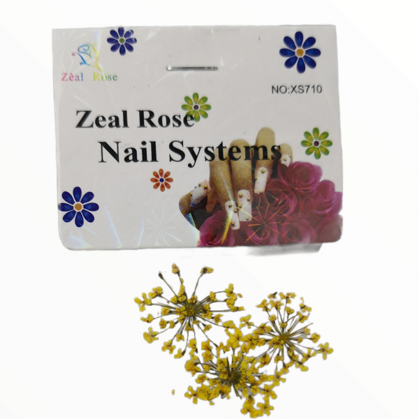 Flores secas decorativas para uñas manualidades 12 pack