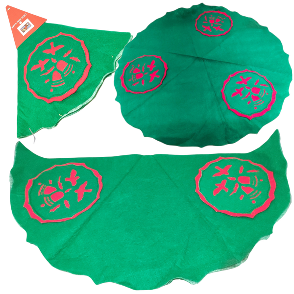 Pie Base Árbol Navideño Tapete Navidad Santa Treasures 86cm