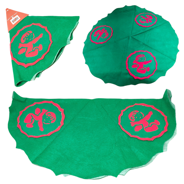 Pie Base Árbol Navideño Tapete Navidad Santa Treasures 86cm