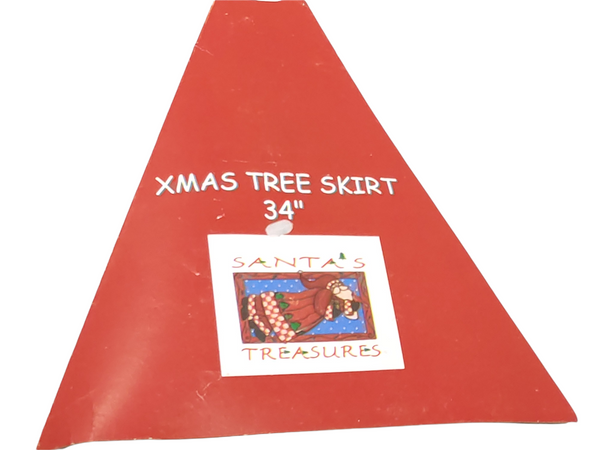 Pie Base Árbol Navideño Tapete Navidad Santa Treasures 86cm