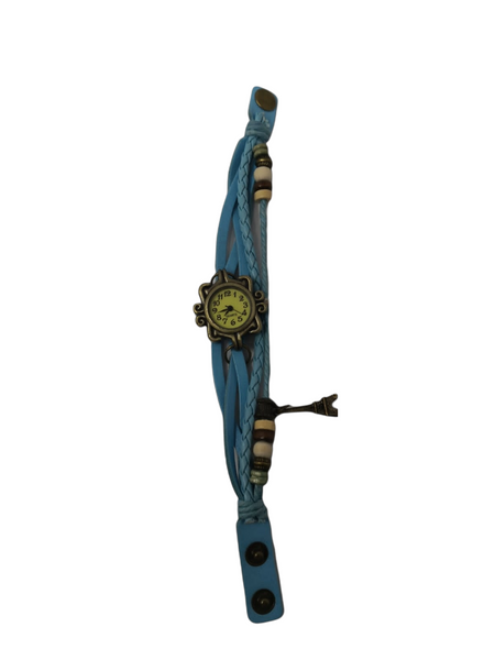 Reloj Vintage dije torre pulsera dama brazalete pack 4 pzs