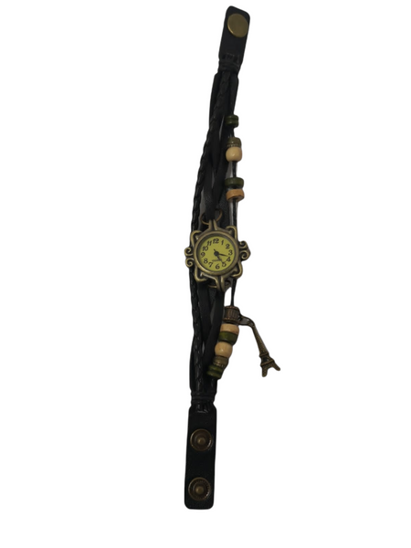 Reloj Vintage dije torre pulsera dama brazalete pack 4 pzs