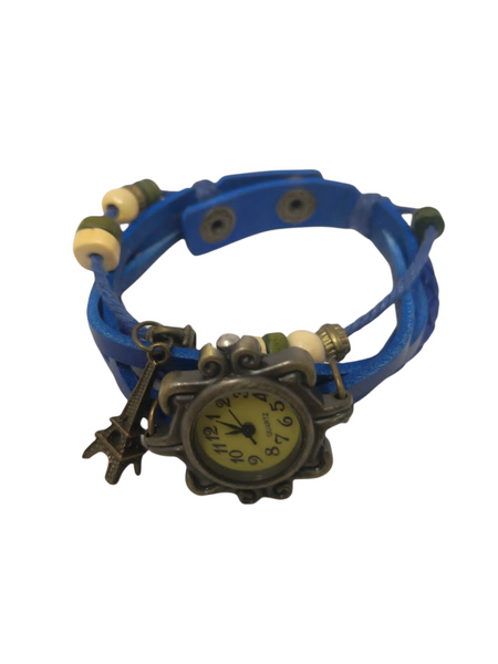 Reloj Vintage dije torre pulsera dama brazalete pack 4 pzs