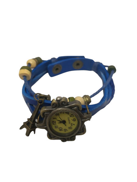 Reloj Vintage dije torre pulsera dama brazalete pack 4 pzs