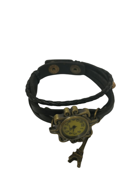 Reloj Vintage dije torre pulsera dama brazalete pack 4 pzs