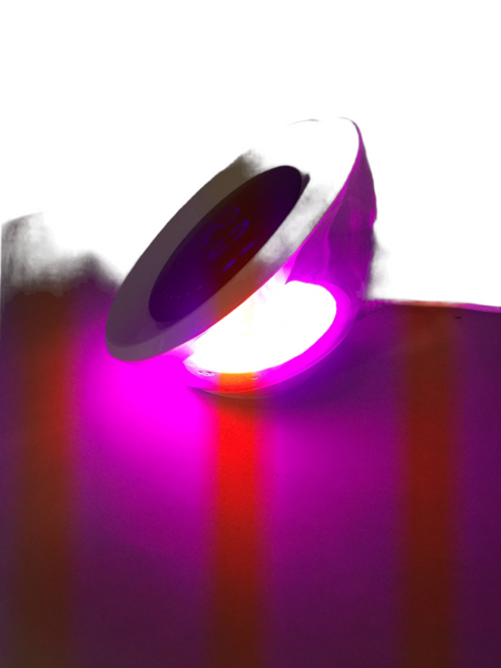 Reloj Digital De Escritorio Lámpara Siete Colores Diferentes