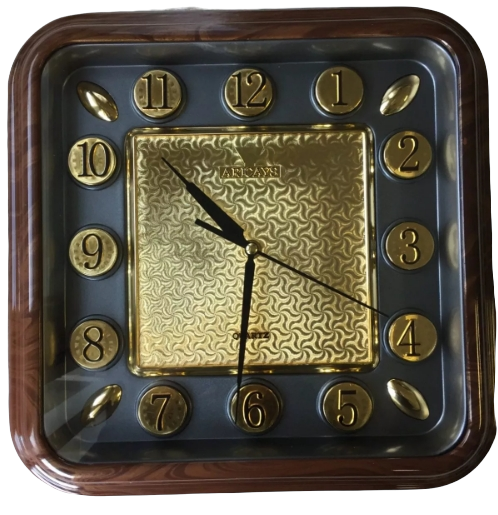Reloj De Pared Decorativo P733b 30x30 Cm