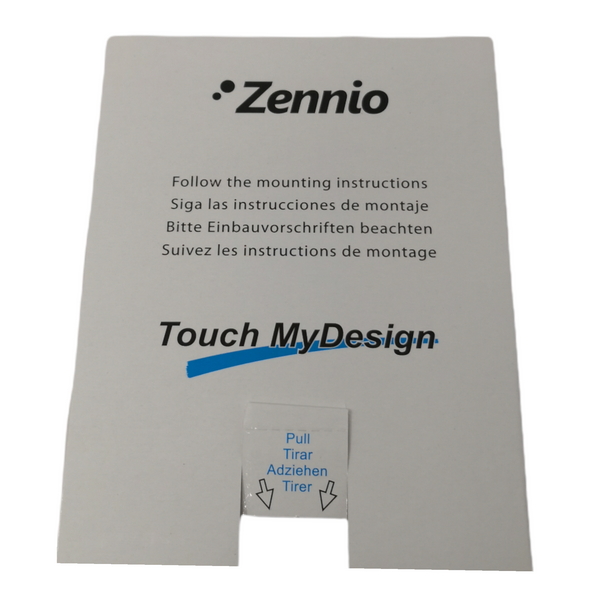 panel Control Capacitivo Zennio KNX Touch-mydesing Plus 8 ZVI-TMDP8