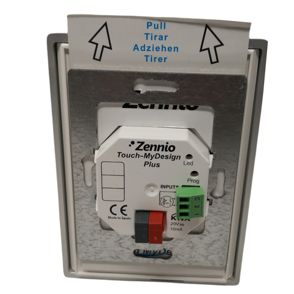 panel Control Capacitivo Zennio KNX Touch-mydesing Plus 8 ZVI-TMDP8