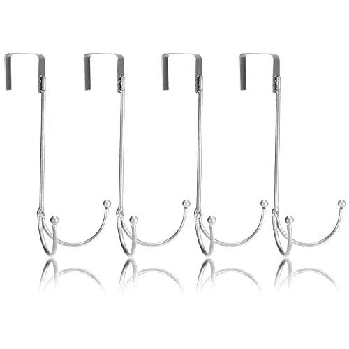 Perchero para puerta metálico doble gancho secador