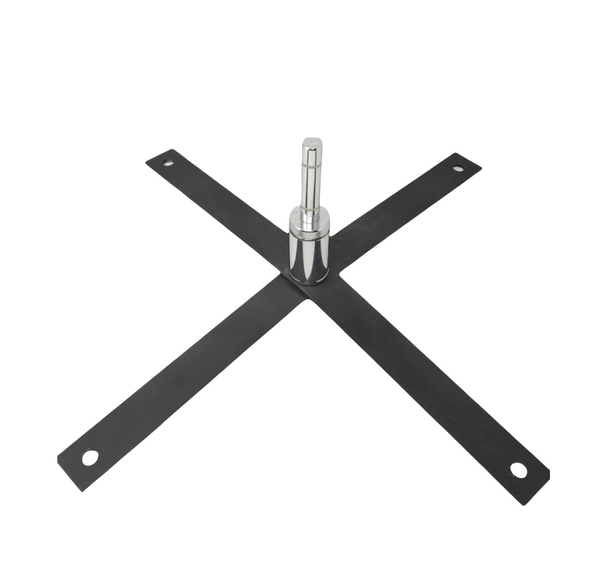 Asta de bandera 5.5m+ base cruceta+ pivote giratorio premium