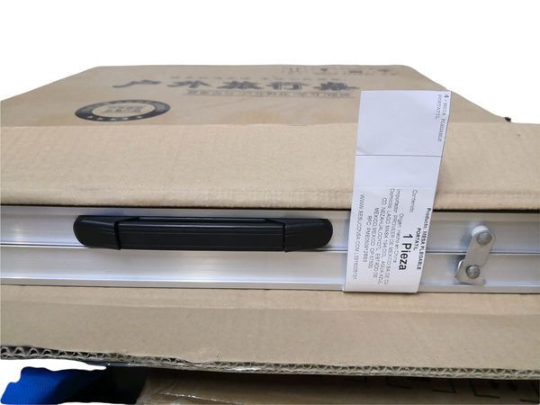 Mesa plegable portátil azul aluminio 1.20m