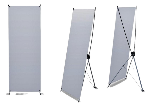 Tripie Publicidad Lona Porta Banner Araña 160x60cm Plastico