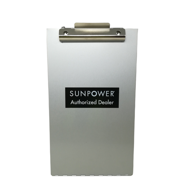 Portapapeles Con Clip Bandeja Para Hojas Archivos Aluminio