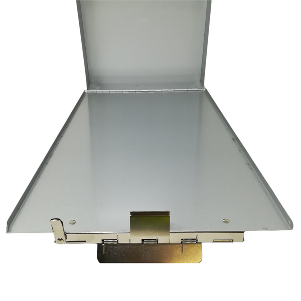 Portapapeles Con Clip Bandeja Para Hojas Archivos Aluminio