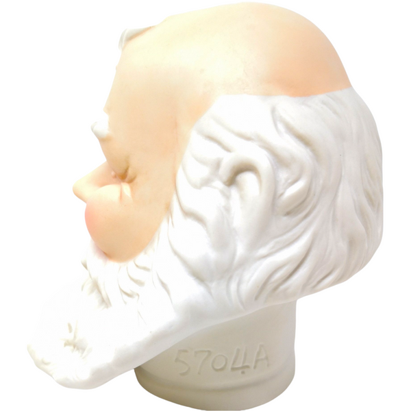 Figura Porcelana Cabeza Santa Claus Navideño