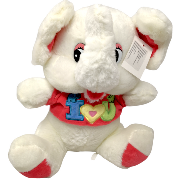 Elefante juguete De Peluche Corazon San Valentin 30 Cm