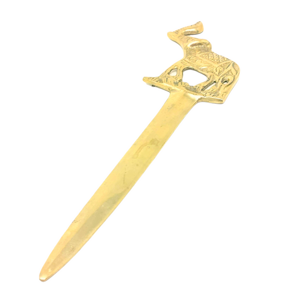 Figuras De Bronce Espadas Y Herradura Decoracion