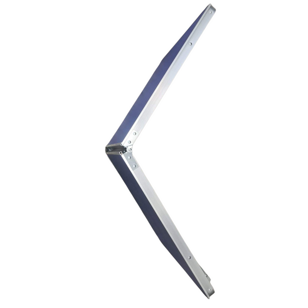 Mesa plegable portátil azul aluminio 1.20m